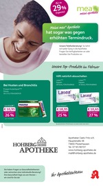 mea - meine apotheke Apotheken Prospekt der aktuellen Woche mit 4 Seiten, gültig von 01.02.2026 bis 28.02.2026, in Lorch und Umgebung Aktueller mea - meine apotheke Apotheken Prospekt in Lorch und Umgebung, "Unsere Februar-Angebote" mit 4 Seiten, 01.02.2026 - 28.02.2026