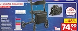 Aluminium Rollator Vital im Netto Marken-Discount Prospekt Aluminium Rollator Vital von Juskys im aktuellen Netto Marken-Discount Prospekt fĂĽr