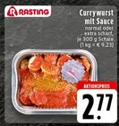 Currywurst mit Sauce im Angebot bei EDEKA in Osnabrück Currywurst mit Sauce Angebote von Rasting bei EDEKA Osnabrück für 2,77 €