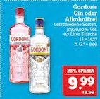 Gin oder Alkoholfrei Angebote von Gordon's bei Marktkauf Hof für 9,99 €