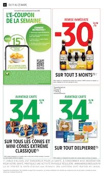 Prospectus Intermarché de la semaine "2+1 OFFERT SUR UNE SÉLECTION DE PRODUITS" avec 2 pages, valide du 11/03/2025 au 23/03/2025 pour Vitrolles et alentours