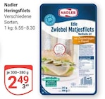 Heringsfilets im Angebot bei GLOBUS in Erlangen Heringsfilets Angebote von Nadler bei GLOBUS Erlangen für 2,49 €