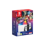 Pack Console Nintendo Switch Oled Blanche + Mario Kart 8 Deluxe + 12 mois d'abonnement Online dans le catalogue Carrefour