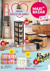 Catalogue Bazar & Déstockage Maxi Bazar en cours à Longpont-sur-Orge et alentours, "MAXI SALLE DE BAIN", 8 pages, 17/03/2025 - 30/03/2025