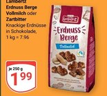 Erdnuss Berge Vollmilch im Angebot bei GLOBUS in Jena Erdnuss Berge Vollmilch Angebote von Lambertz bei GLOBUS Jena für 1,99 €