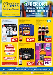 Netto Marken-Discount Prospekt für Laatzen: "DER ORT, AN DEM DU IMMER AUSGEZEICHNETE PREISE FINDEST.", 6 Seiten, 02.02.2026 - 07.02.2026