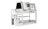 Etagenbett im Höffner Prospekt Lifetime Niedriges Abenteuer Etagenbett mit Treppe My Hangout im aktuellen Höffner Prospekt für 2.999,00 €
