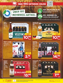 Bier im Netto Marken-Discount Prospekt "Aktuelle Angebote" mit 61 Seiten (Suhl)