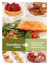 Catalogue Carrefour Market à Suresnes, avec 32 pages Prospectus Carrefour Market à Suresnes, "Chaque instant mérite d’être traité avec goût", 32 pages, 28/03/2022 - 02/10/2022