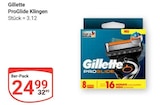 ProGlide Klingen Angebote von Gillette bei GLOBUS Willich für 24,99 €