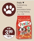 Hundenahrung trocken Angebote von Frolic bei V-Markt Kempten für 3,99 €