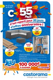 Catalogue Bricolage Castorama en cours à Villeurbanne et alentours, "C - Les 55 ans", 28 pages, 17/04/2024 - 06/05/2024