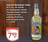 Grasovka Bisongrass Vodka Angebote bei GLOBUS Kerpen für 7,99 €
