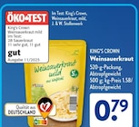 Weinsauerkraut Angebote von King's Crown bei ALDI SÜD Mainz für 0,79 €