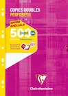 Etui de 500 copies doubles perforées A4 Clairefontaine Petits carreaux - Clairefontaine - Fnac Etui de 500 copies doubles perforées A4 Clairefontaine Petits carreaux - Clairefontaine à 5,99 € dans le catalogue Fnac
