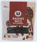 Raisins secs - U en promo chez Super U Niort à 2,10 €