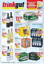 Vodka im Trinkgut Prospekt in Viersen Aktueller Trinkgut Prospekt mit Vodka, "Aktuelle Angebote", Seite 1