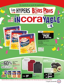 Prospectus Cora de la semaine "LE MOIS INCORAYABLE N°4" avec 1 pages, valide du 24/09/2024 au 30/09/2024 pour Rehainviller et alentours