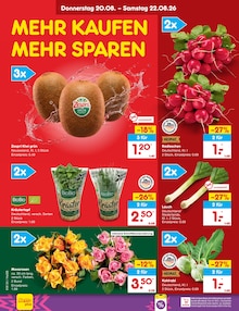 Blumen im Netto Marken-Discount Prospekt "Aktuelle Angebote" mit 71 Seiten (Hamburg)