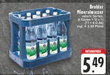 EDEKA Rheinberg - Mineralwasser Angebot im Prospekt Mineralwasser bei EDEKA im Rheinberg Prospekt für 5,49 €