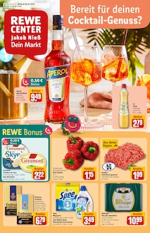 REWE Prospekt Dein Markt mit 32 Seiten