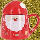 Mug de Noël avec couvercle en promo chez Intermarché Hyper Mug de Noël avec couvercle dans le catalogue Intermarché Hyper
