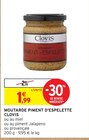 Moutarde Piment d'Espelette - Clovis dans le catalogue Intermarché