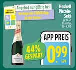 Piccolo-Sekt von Henkell im aktuellen EDEKA Prospekt für 0,99 €