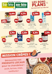 Prospectus Magasins Bio So.bio en cours à Gennevilliers et alentours, "LES BONS PLANS", 1 page, 05/01/2026 - 01/02/2026 Catalogue Magasins Bio So.bio en cours à Gennevilliers et alentours, "LES BONS PLANS", 1 page, 05/01/2026 - 01/02/2026