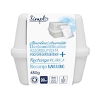 Absorbeur 20m² + 1 recharge sachet 450g - SIMPL à 3,99 € dans le catalogue Carrefour