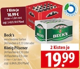 Beck's oder König Pilsener bei famila Nordost im Eckernförde Prospekt für 10,99 €