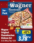 Original Flammkuchen Elsässer Art Angebote von Wagner bei Lidl Mannheim für 3,78 €