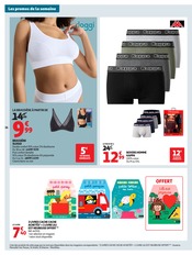 Promos Boxer Homme dans le catalogue "LES TOPS" de Auchan Hypermarché Boxer Homme en promo dans le catalogue Auchan Hypermarché à la page 36