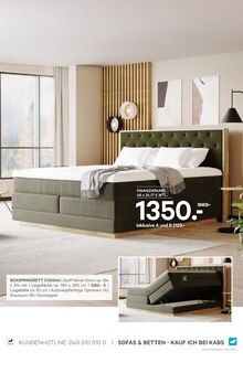 Boxspringbett im Kabs Prospekt "ALT GEGEN NEU!" mit 42 Seiten (Essen)