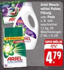 Waschmittel Pulver oder Flüssig Angebote von Ariel bei EDEKA Bensheim für 4,79 €