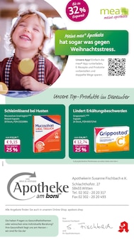 mea - meine apotheke Prospekt der KW 50 "Unsere Dezember-Angebote" Aktueller mea - meine apotheke Prospekt "Unsere Dezember-Angebote" Seite 1 von 4 Seiten