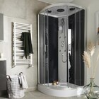 Cabine de douche hydromassante "Onega" 90 x 90 - GoodHome en promo chez Brico Dépôt Lille à 395,10 €