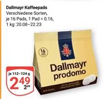 Kaffeepads im Angebot bei GLOBUS in Saarlouis Kaffeepads Angebote von Dallmayr bei GLOBUS Saarlouis für 2,49 €