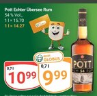 Echter Übersee Rum im Angebot bei GLOBUS in Salzgitter Echter Übersee Rum Angebote von Pott bei GLOBUS Salzgitter für 9,99 €