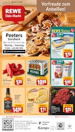 Aktueller REWE Supermarkt Prospekt in Sonsbeck und Umgebung, "Dein Markt" mit 28 Seiten, 17.11.2025 - 22.11.2025