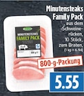 Minutensteaks Family Pack bei EDEKA im Beselich Prospekt für 5,55 €