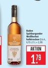Baden Spätburgunder Weißherbst halbtrocken Angebote bei Marktkauf Waiblingen für 1,79 €
