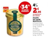 Filets de thon - Nautilus dans le catalogue U Express