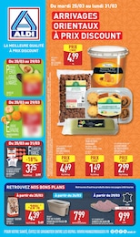 Prospectus Aldi "ARRIVAGES ORIENTAUX À PRIX DISCOUNT", 43 pages, 25/03/2025 - 31/03/2025