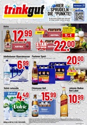 Aktueller Trinkgut Prospekt mit Volvic, "Aktuelle Angebote", Seite 1