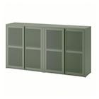 Schrank mit Türen graugrün Netz im Angebot bei IKEA in Oldenburg Schrank mit Türen graugrün Netz Angebote von IVAR bei IKEA Oldenburg für 158,00 €