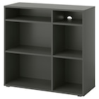 Regal + 4 Böden dunkelgrau Angebote von VIHALS bei IKEA Fulda für 69,00 €