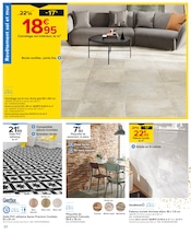 Promos Carrelage Intérieur dans le catalogue "C - LA MAISON en Fêtes !" de Castorama à la page 22