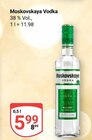 Vodka Angebote von Moskovskaya bei GLOBUS Kerpen für 5,99 €