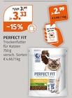 Trockenfutter für Katzen Angebote von PERFECT FIT bei Müller Hagen für 3,33 €